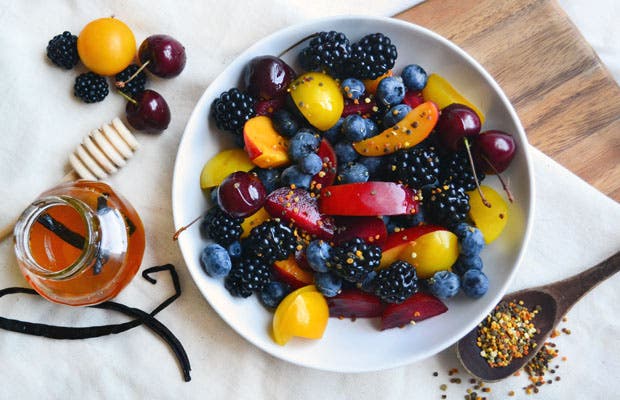 Arı Polenli, Antioksidan Meyve Salatası