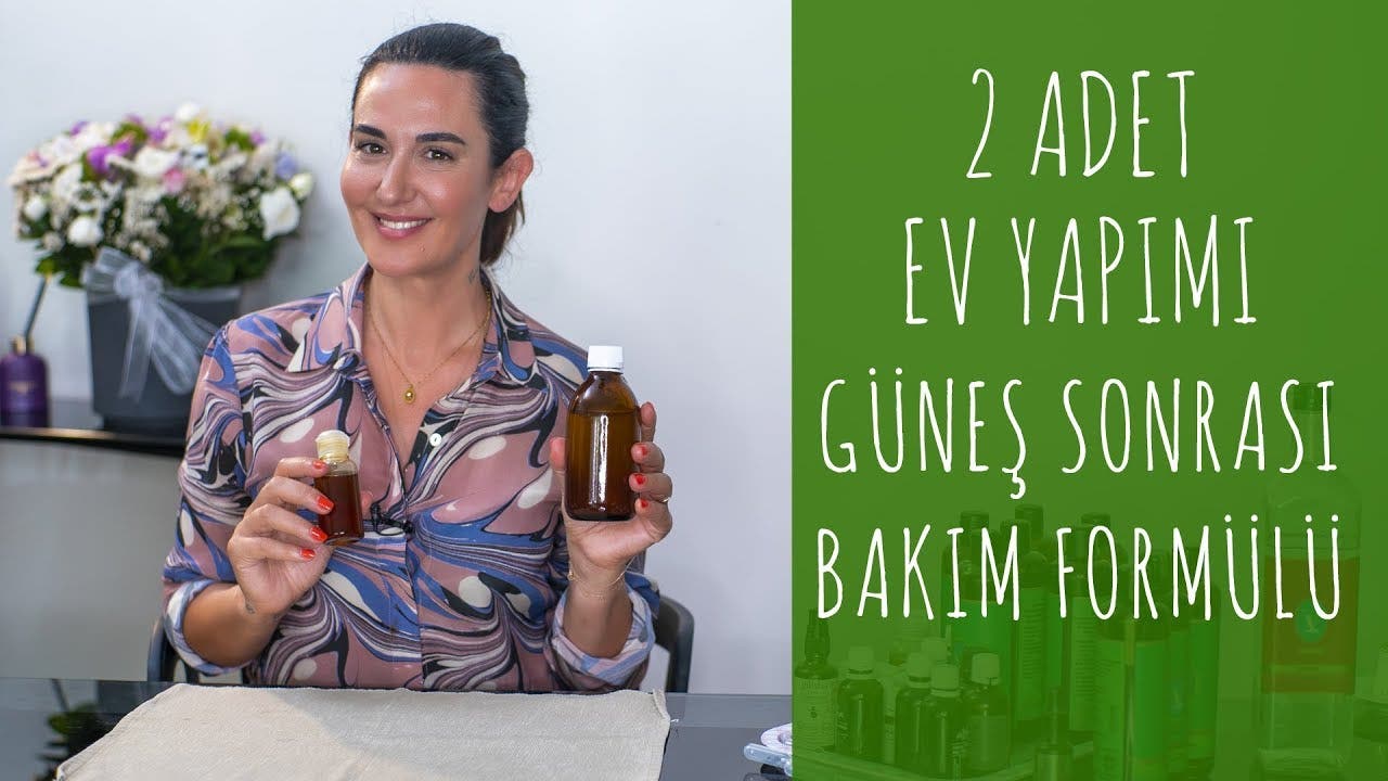 Ev Yapımı Güneş Sonrası Bakım Formülü