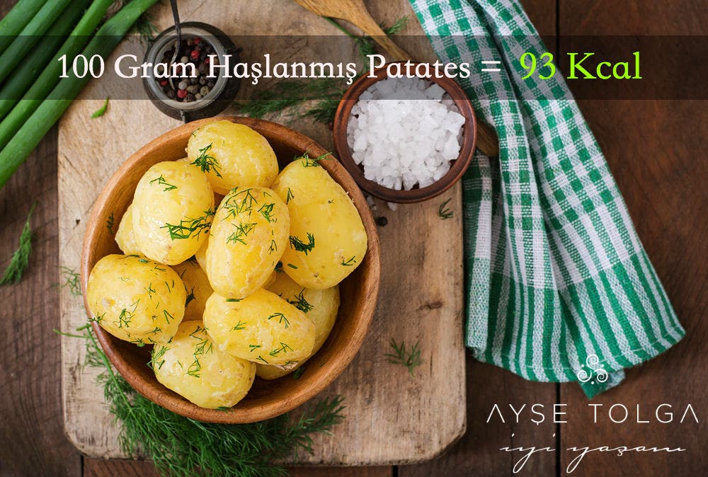 Haşlanmış patates kaç kalori?