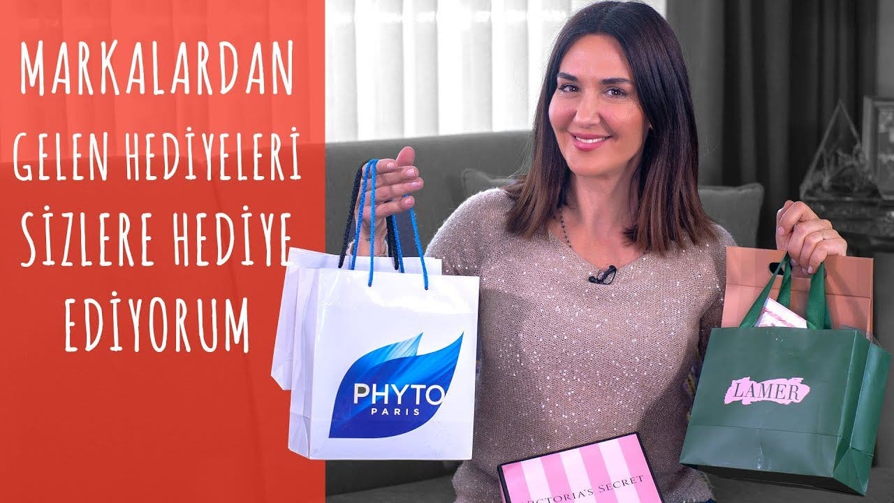 Markalardan gelen hediyelerimi size hediye ediyorum