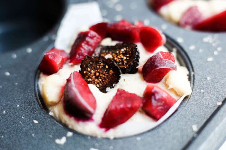 Vegan hurmalı mini cheesecake tarifi