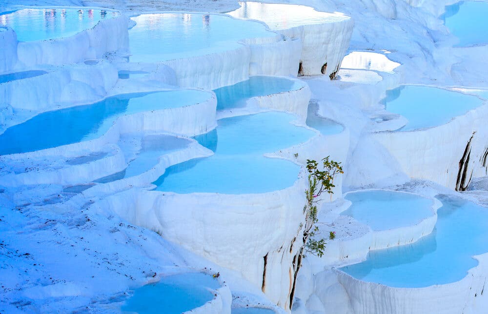 Pamukkale: Türkiye’nin beyaz travertenleri