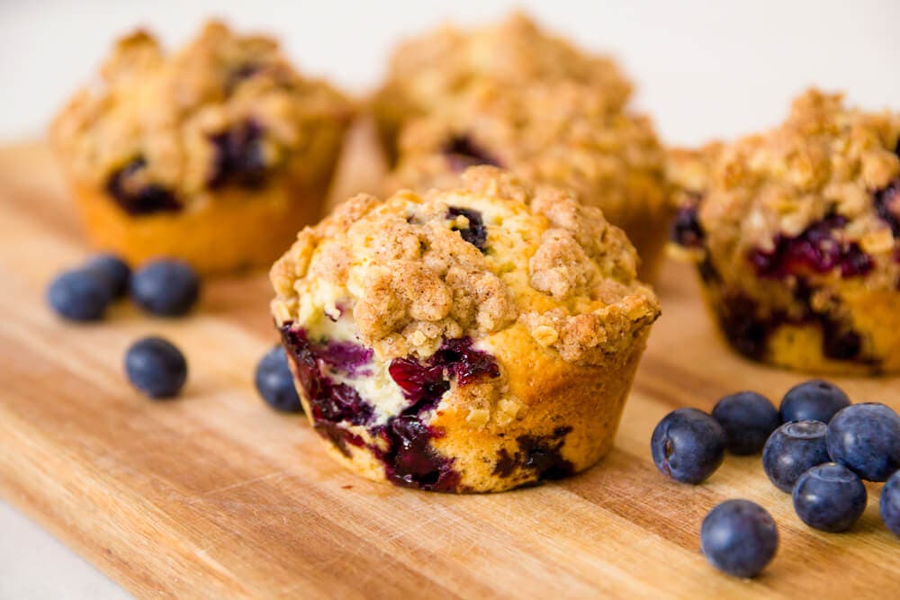 Pancarlı, Yaban Mersinli Kahvaltılık Muffin