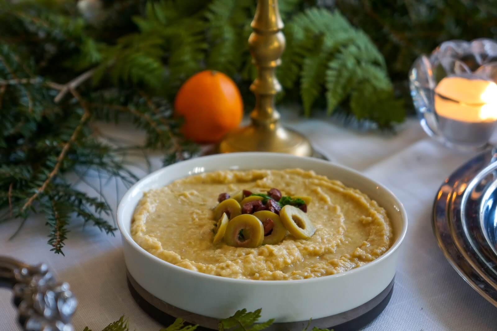 Yeşil Zeytinli Humus