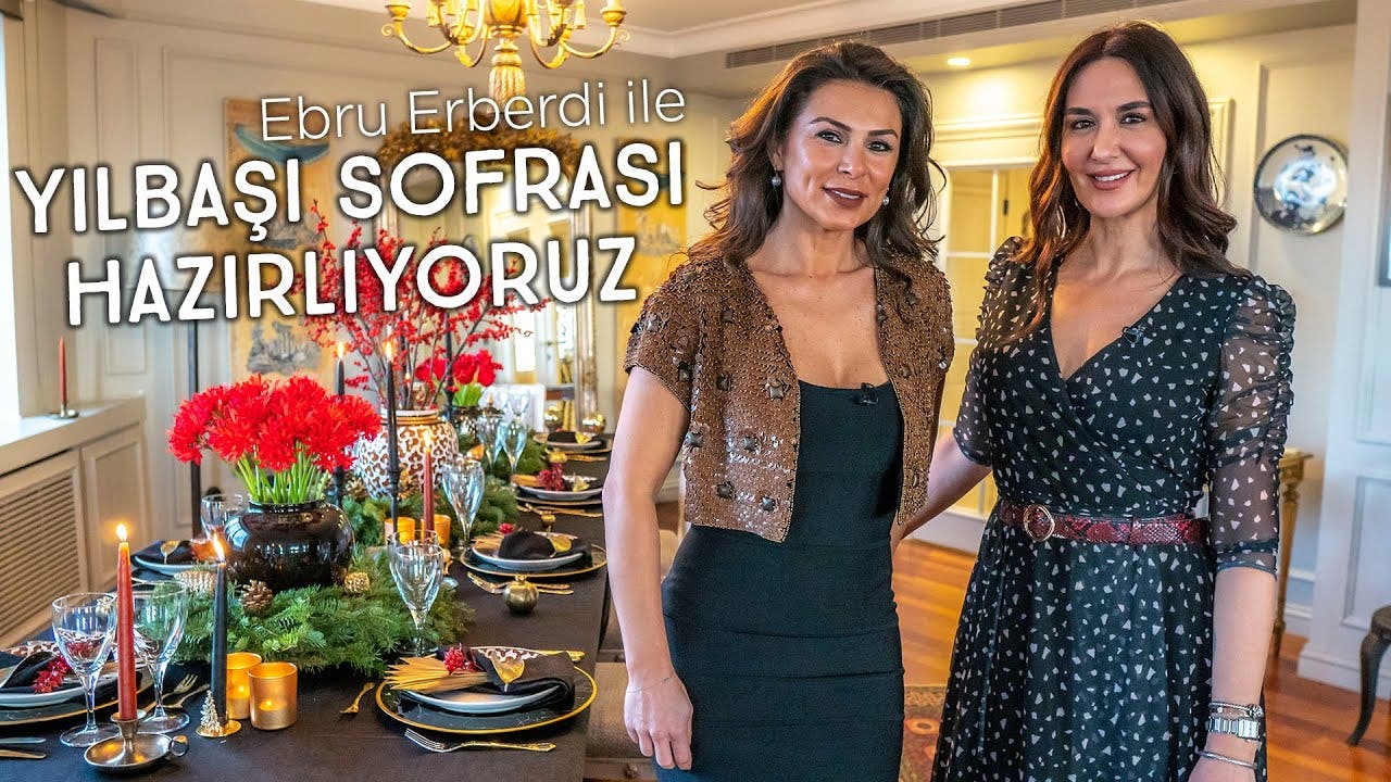 Yılbaşı sofrası hazırlıyoruz